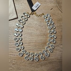 Jcrew Sparkly double-drop necklace